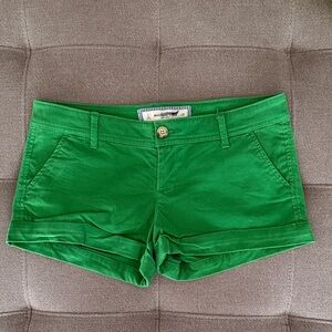 Abercrombie Green Shorts